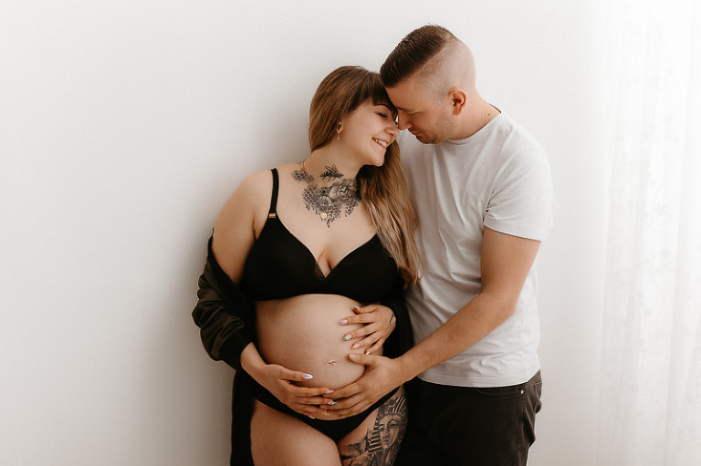 Fotostudio Borna moderne Schwangerschaftsfotos